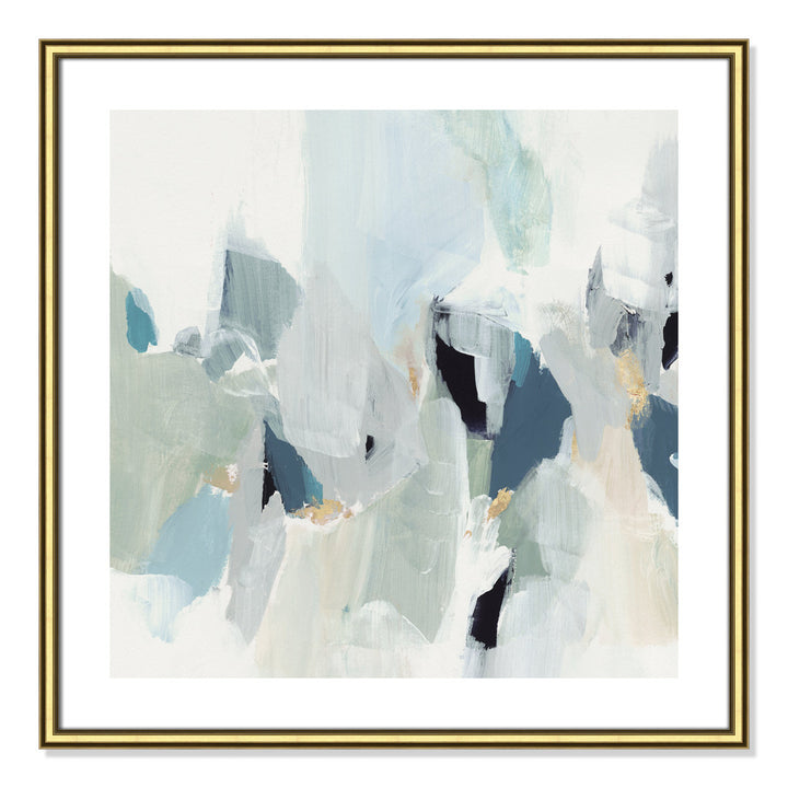 Little Talks III' by Isabelle Z - Painting Print Casa Fine Arts Size: 28.75" H x 28.75" W x 0.88" D Format: Gold Framed Paper