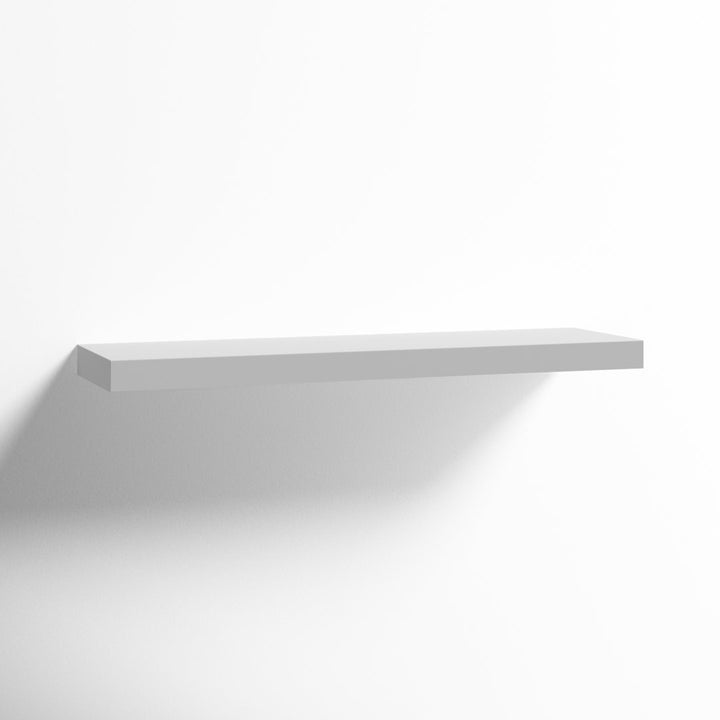 Sherice Floating Shelf AllModern Size: 1.97" H x 36.23" W x 10.24" D Finish: White