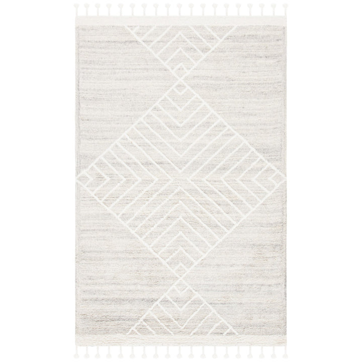 Adelia Geometric Hand Tufted Wool Beige Area Rug Steelside™ Rug Size: Rectangle 10' x 14'