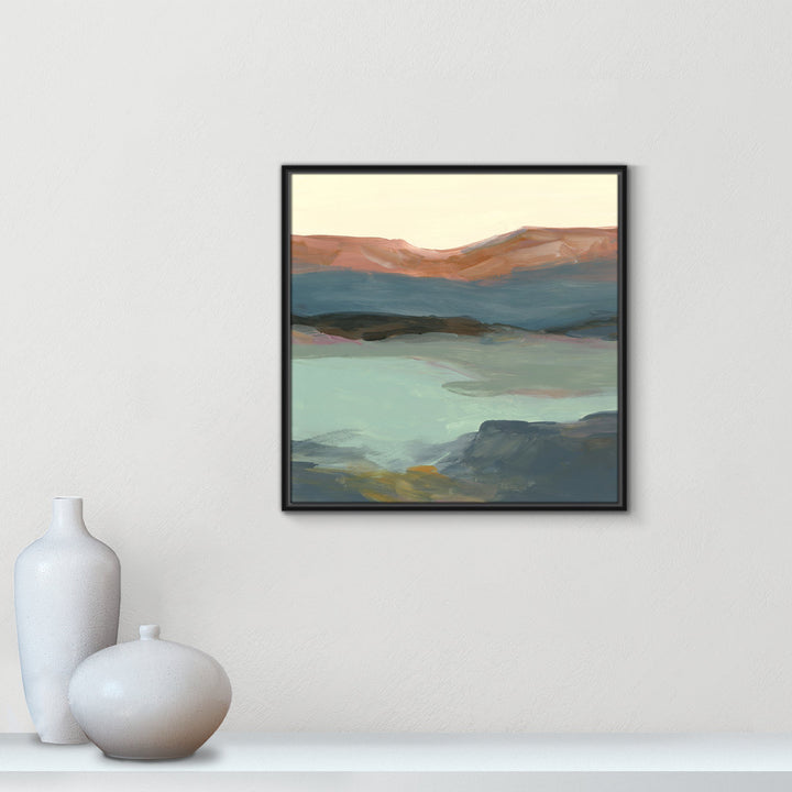 Rolling Bluffs by Carol Robinson - Painting Print Joss & Main Size: 25.5" H x 25.5" W x 2" D Format: Black Framed Canvas
