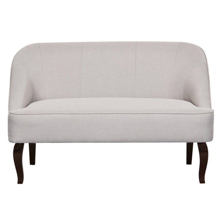 Calabe 49.2" Linen Charles of London Loveseat Mercer41 Fabric: Beige/Light Grey Linen