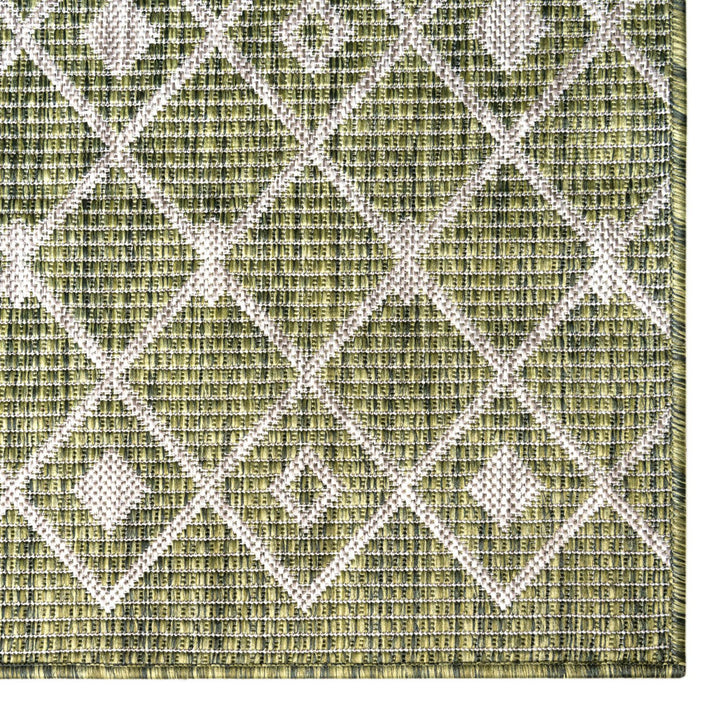 Adley Southwestern Green/Beige Indoor/Outdoor Area Rug Gracie Oaks Rug Size: Runner 2' x 8'