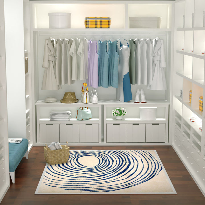 Bayze Bookcase with Removable Drawers, White Wade Logan® Wheels: Non-spinning Wheels