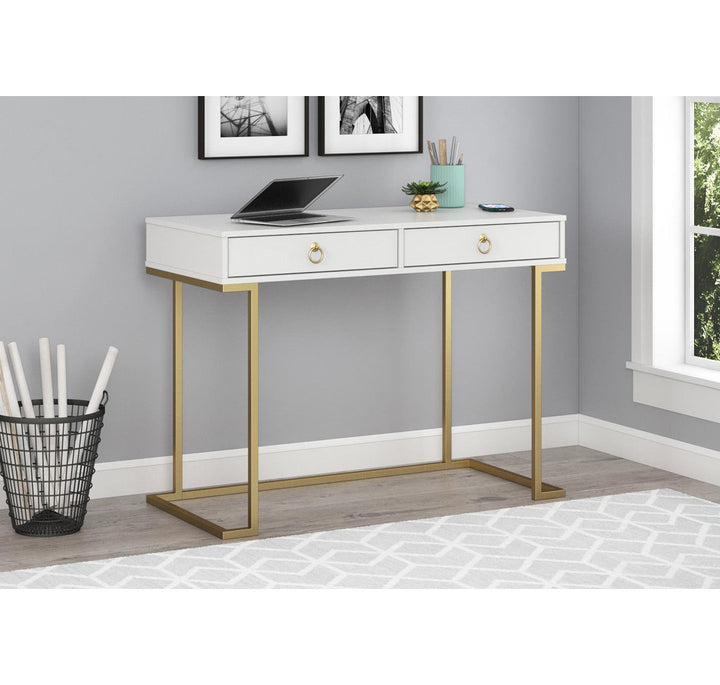 Battista Writing Desk Willa Arlo™ Interiors Color (Top): White