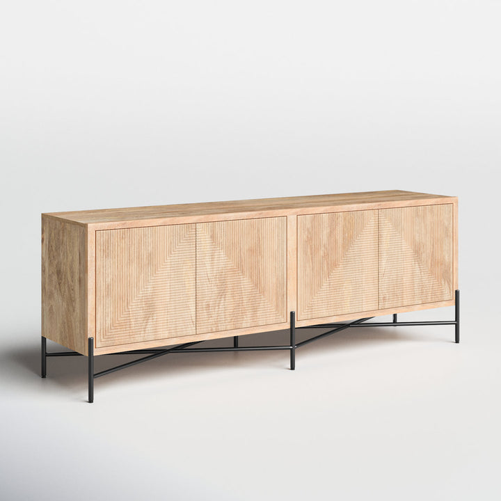 Manila 78" Wide Mango Wood Sideboard Joss & Main