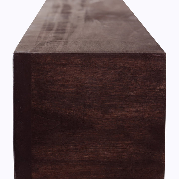 Modern Farmhouse Fireplace Shelf Mantel Dogberry Collections Depth: 9", Finish: Mahogany, Shelf Length: 60"