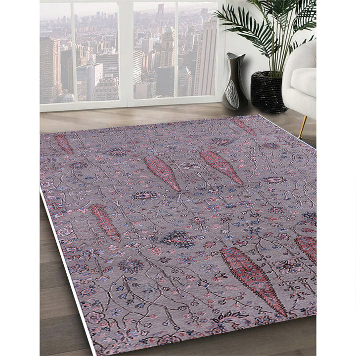 Osha Floral Pink/Purple Area Rug Bungalow Rose Rug Size: Rectangle 7' x 10'