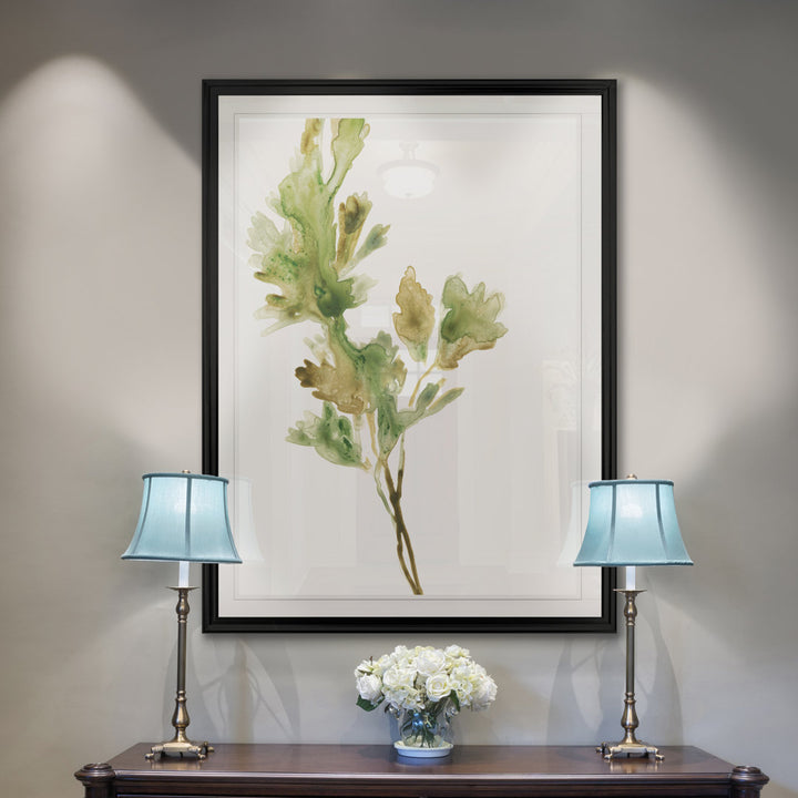 Earthtone Herbs I' Painting on Canvas Gracie Oaks Size: 30.5" H x 42.5" W x 1.5" D Format: Black Framed