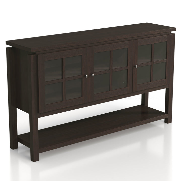 Tyndalls Park Turcotte 59" Wide Buffet Table Laurel Foundry Modern Farmhouse® Color: Dark Walnut