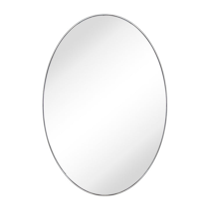 Javell Bathroom Mirror Ebern Designs Size: 36" x 24" Finish: Chrome