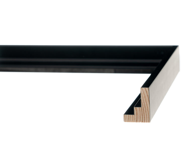 Black And White Longhorn Cow I - Wrapped Canvas Photograph Steelside™ Size: 12" H x 18" W   Format: Black Framed Canvas, Mat Included: No