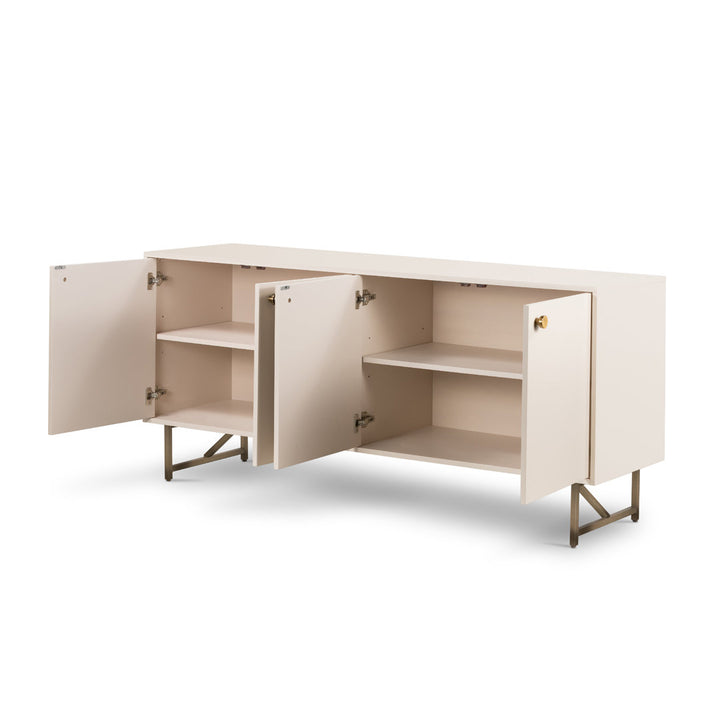 Van Sideboard in Matte Alabaster Four Hands