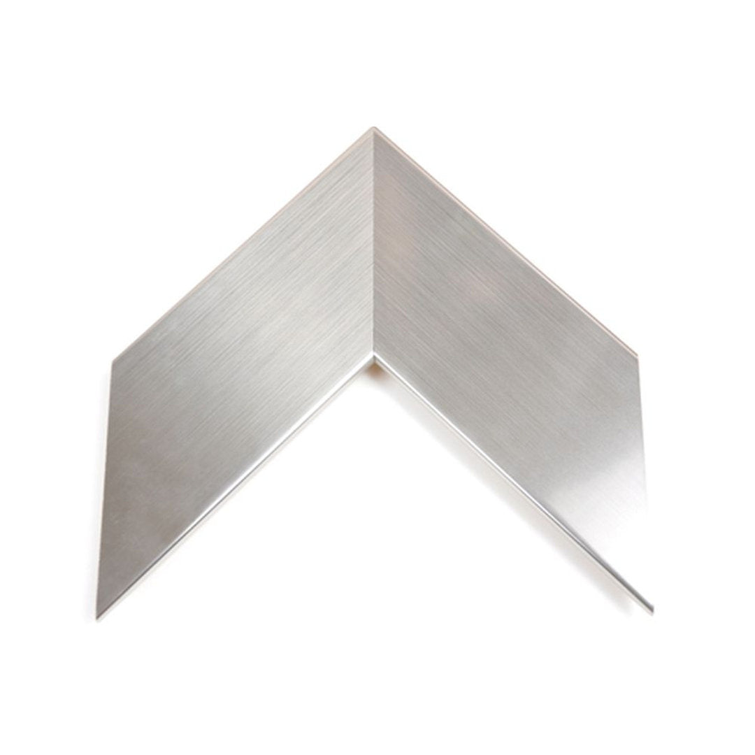 Azeen Rectangular Accent Mirror Wade Logan® Size: 63.5" x 34.5" Finish: Brushed Nickel