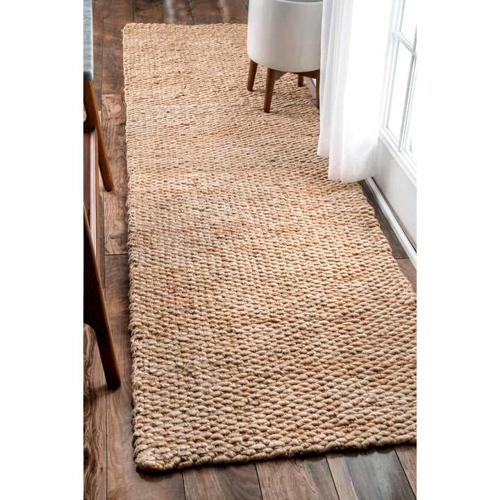 Annelynn Farmhouse Handmade Jute Natural Rug Birch Lane™ Rug Size: Runner 2'6" x 6'