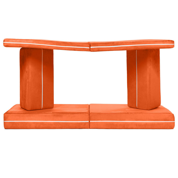 Marrero  Zipline Playscape - Imaginative Furniture Playset for Creative Kids Isabelle & Max™ Color: Mandarin