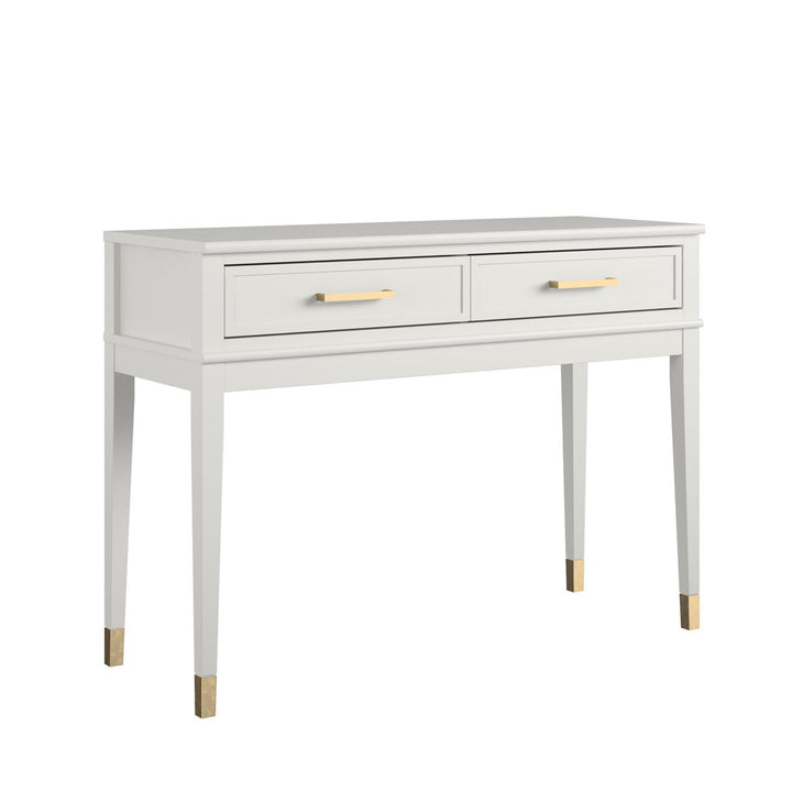 Westerleigh 41.1" Console Table CosmoLiving by Cosmopolitan Color: White