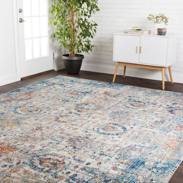 Beauviore Oriental Blue Area Rug Langley Street® Rug Size: Rectangle 6' x 8'8"