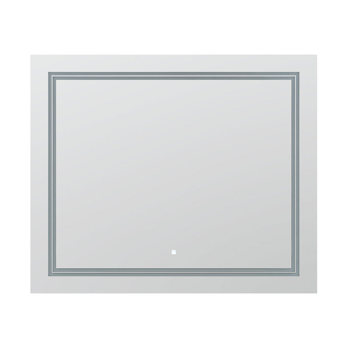 Soho LED Mirror with Defogger and Dimmable, Backlit + Front Lit. AQUADOM Size: 36" H x 40" W