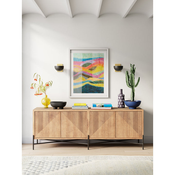Manila 78" Wide Mango Wood Sideboard Joss & Main