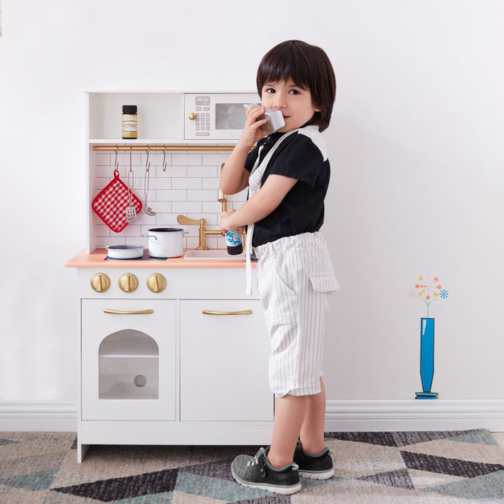 Teamson Kids Little Chef Boston Wooden Play Kitchen Teamson Kids Color: White