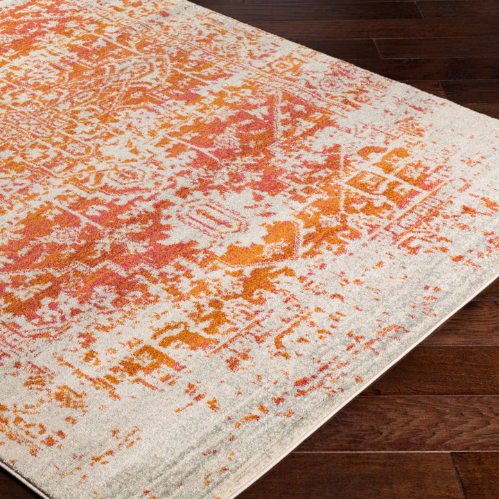 Hillsby Oriental Orange/Beige Area Rug Mistana™ Rug Size: Rectangle 2' x 3'