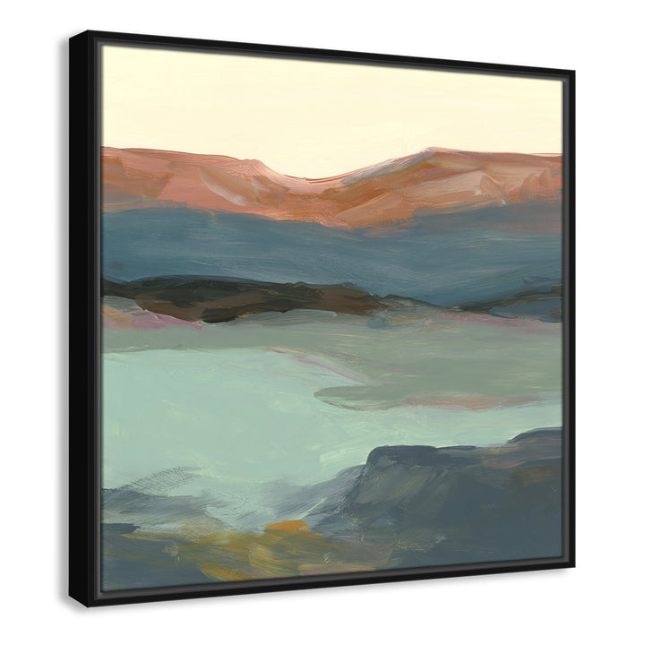 Rolling Bluffs by Carol Robinson - Painting Print Joss & Main Size: 25.5" H x 25.5" W x 2" D Format: Black Framed Canvas