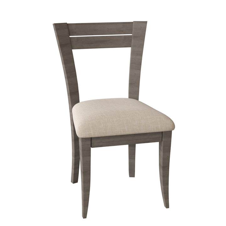 Claverley Ladder Back Side Chair Red Barrel Studio® Upholstery Color: Impression, Frame Color: Shadow