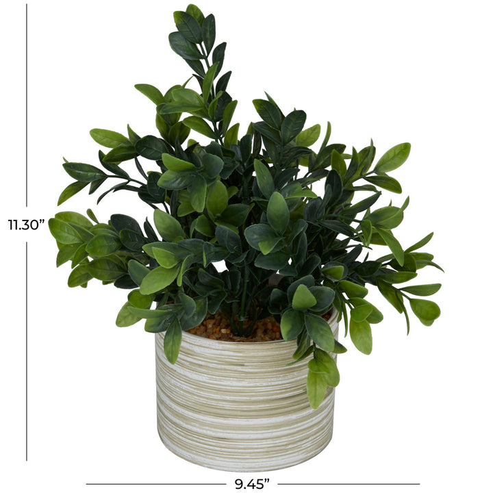 Traditional Plastic Textured Artificial Foliage Plant in Pot Birch Lane™