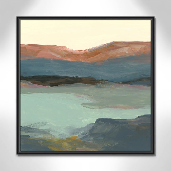 Rolling Bluffs by Carol Robinson - Painting Print Joss & Main Size: 25.5" H x 25.5" W x 2" D Format: Black Framed Canvas