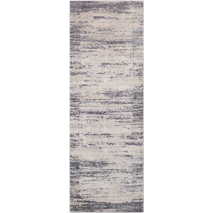 Bridgeton Abstract Gray/Khaki Area Rug Greyleigh™ Rug Size: Runner 2'7" x 10'