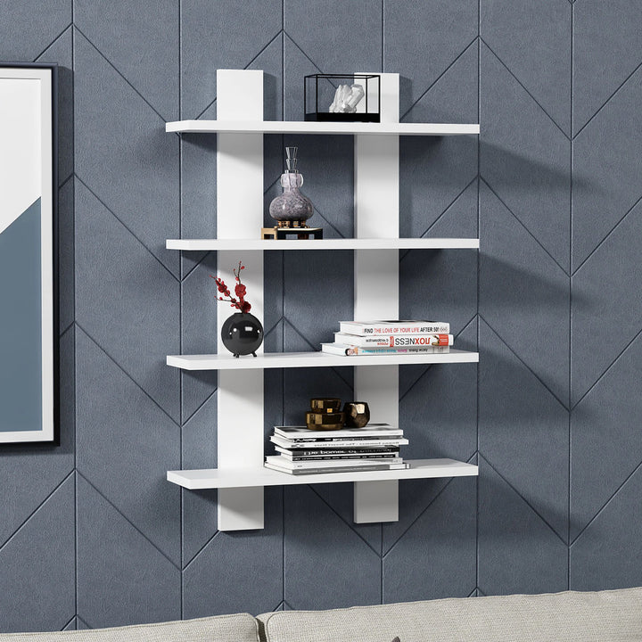 Angelinamarie 4 Piece Tiered Shelf Wade Logan® Finish: White