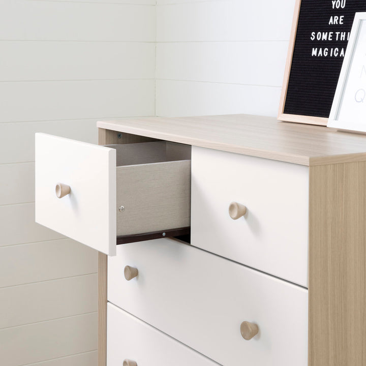 Rafferty Kids 5- Drawer Chest AllModern Color: Soft Elm/Pure White