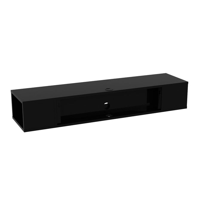 Abbie-Jane Floating TV Stand for TVs up to 70" Ebern Designs Color: Black