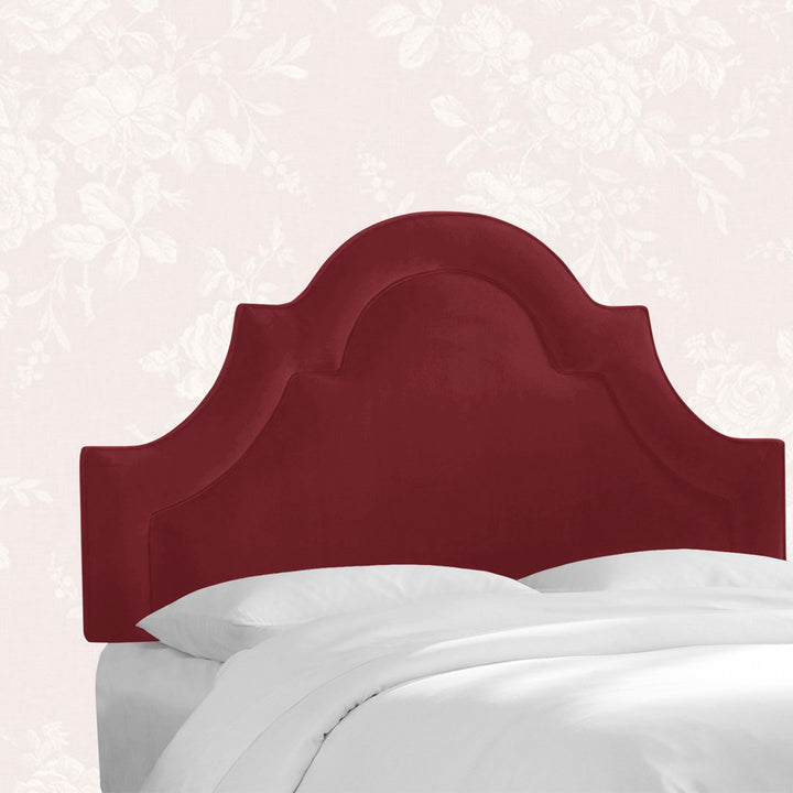McAfee Velvet Upholstered Panel Headboard Kelly Clarkson Home Size: Queen Upholstery: Classic Berry Velvet