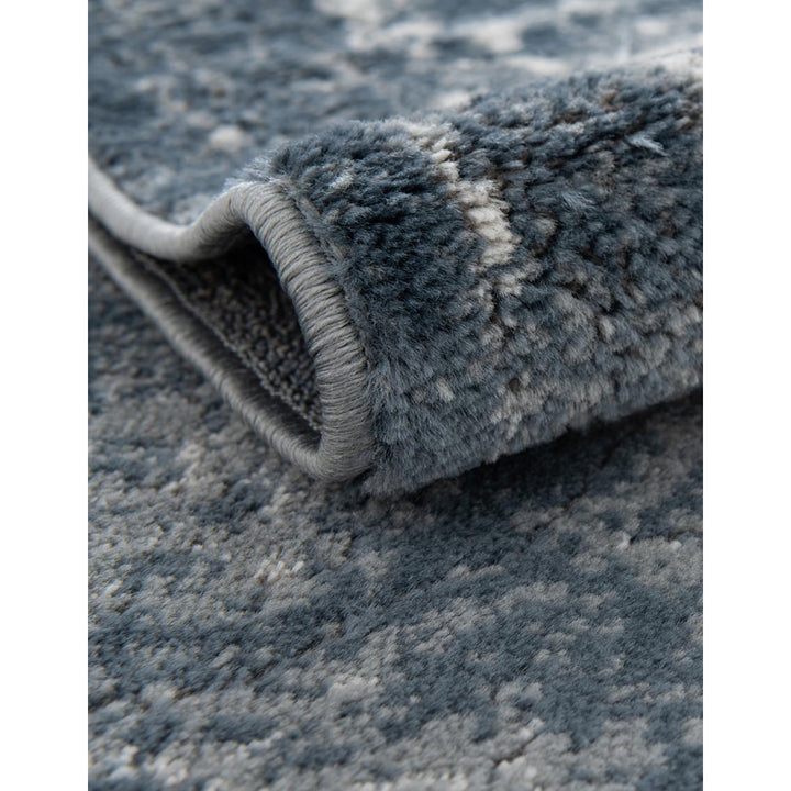 Charters Towers Oriental Blue Area Rug Langley Street® Rug Size: Round 7'1"