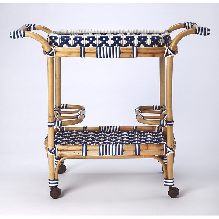 Domenica Bar Cart Joss & Main Top Color: Blue/white