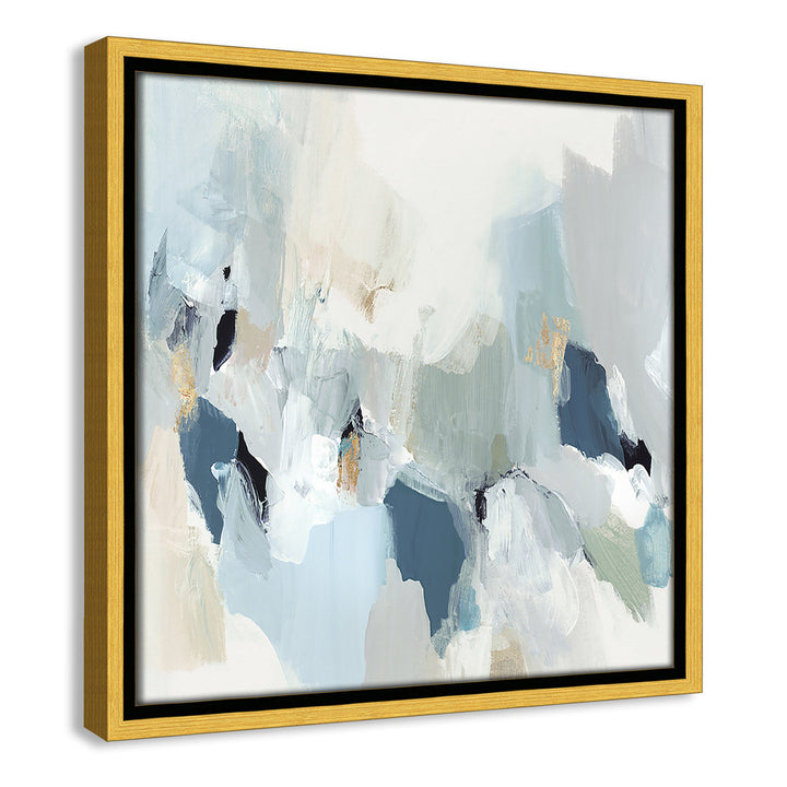 Little Talks II by Isabelle Z - Picture Frame Print on Canvas Casa Fine Arts Size: 13.5" H x 13.5" W x 2" D Format: Gold Framed Canvas