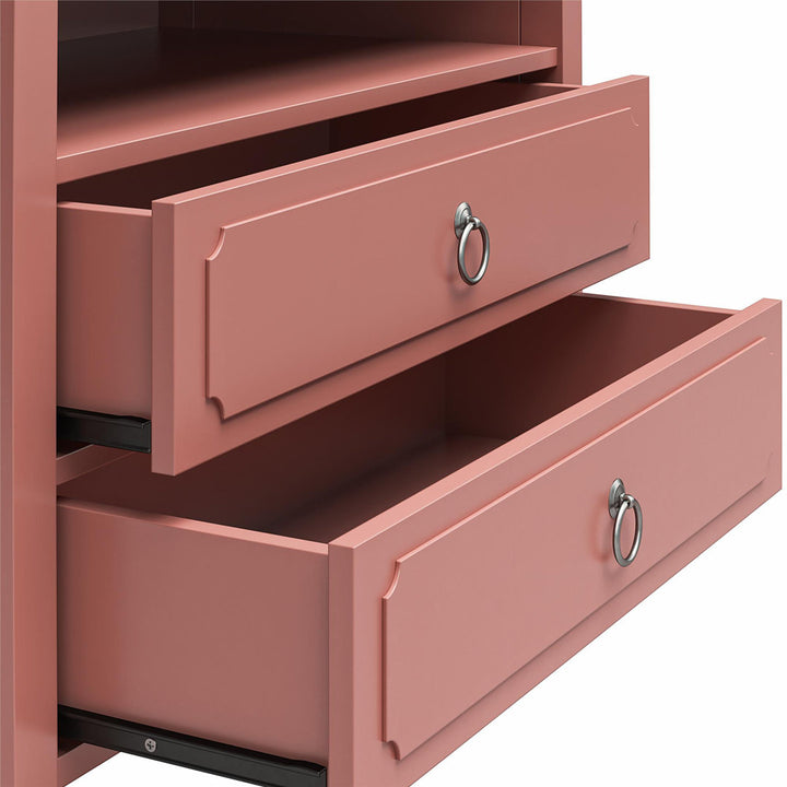 Her Majesty 2 - Drawer Nightstand Novogratz Color: Dusty Rose