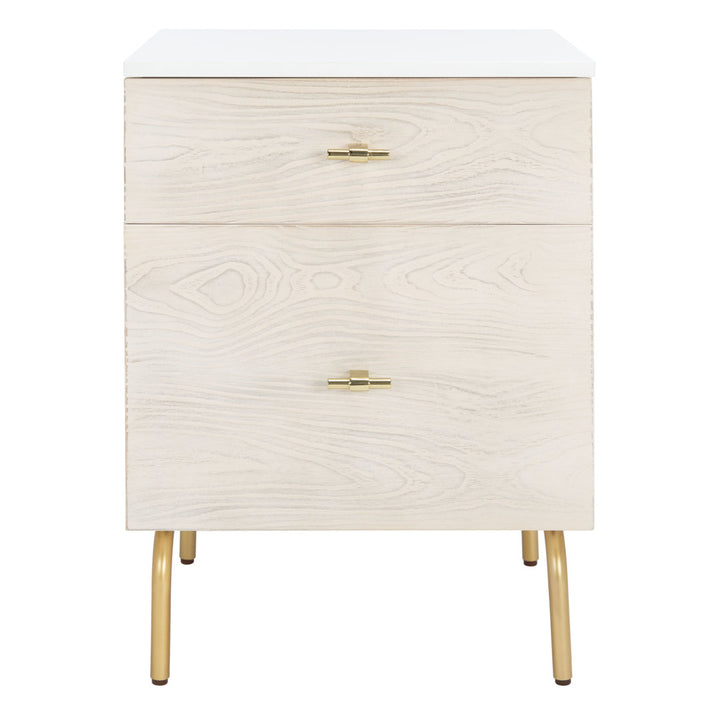 Linaris 2 - Drawer Nightstand Ivy Bronx Color: White