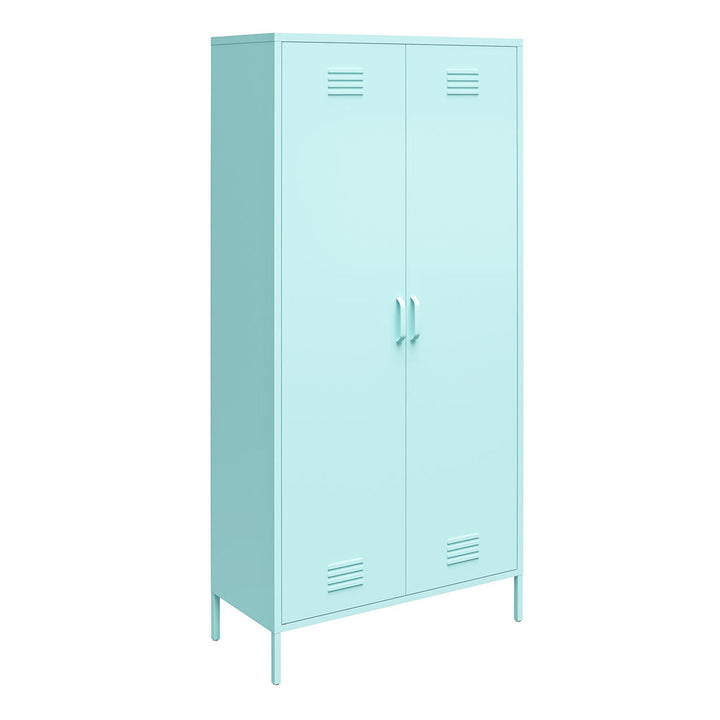 Cache 2 Door Tall Metal Locker Style Storage Cabinet Novogratz Finish: Mint