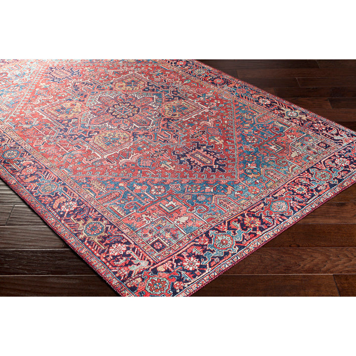 Fleckenstein Oriental Burgandy Area Rug Langley Street® Rug Size: Rectangle 7'6" x 9'6"