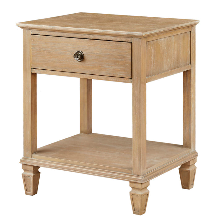 Victoria Bedside 1 Drawer Nightstand Canora Grey
