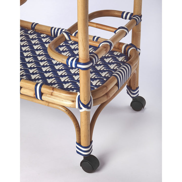 Domenica Bar Cart Joss & Main Top Color: Blue/white