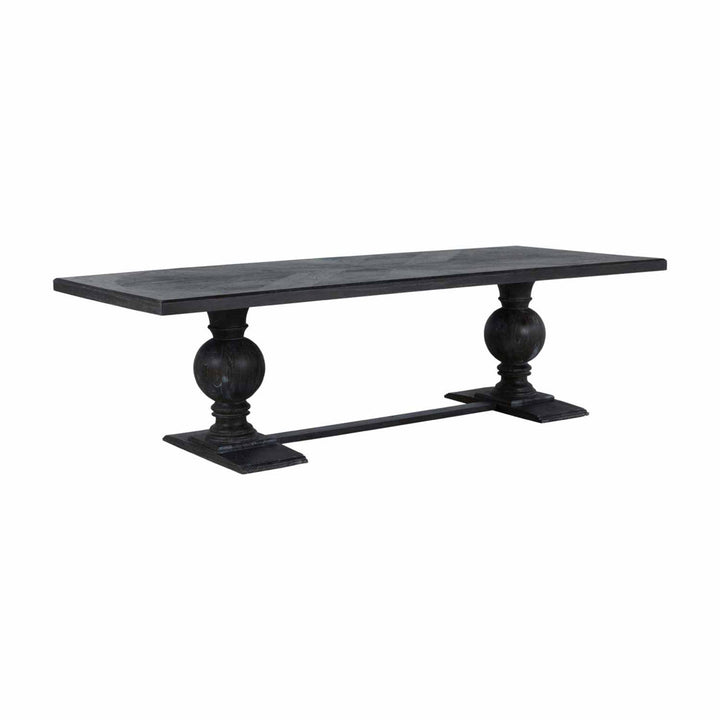 Matthew 105" Mindi Solid Wood Trestle Dining Table Gabby