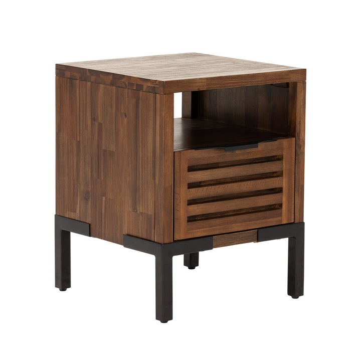 Miller Solid Wood Nightstand, Side Table Millwood Pines