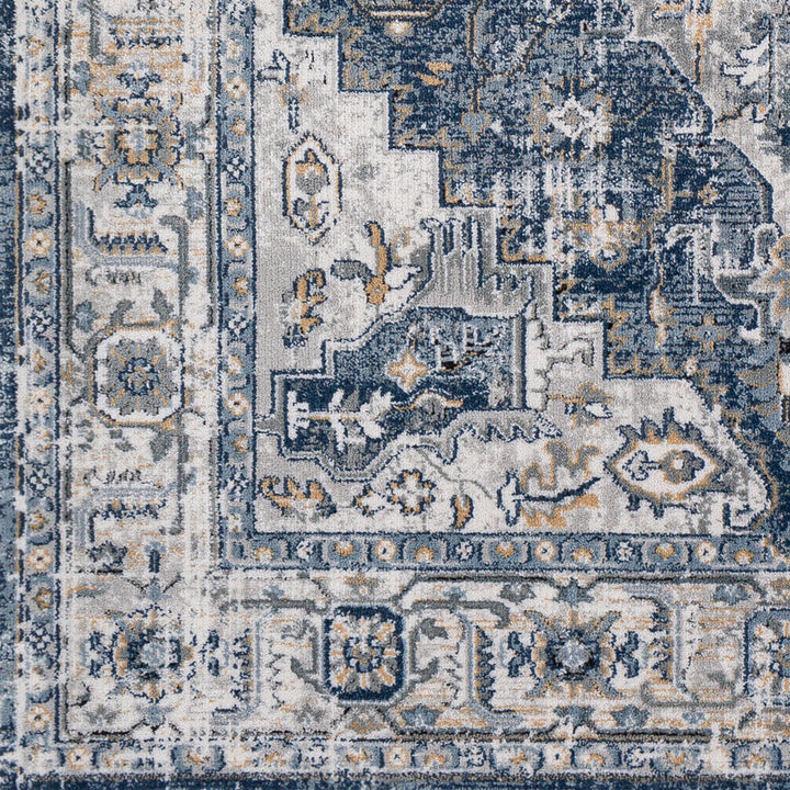 Doyon Oriental Gray/Blue Area Rug Langley Street® Rug Size: Rectangle 9' x 12'