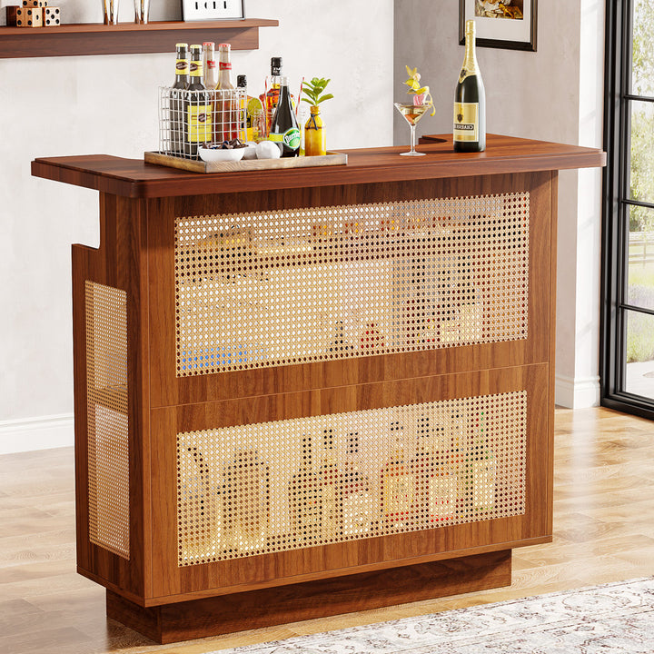 Minkley 47.2 Bar Cabinet Bay Isle Home™