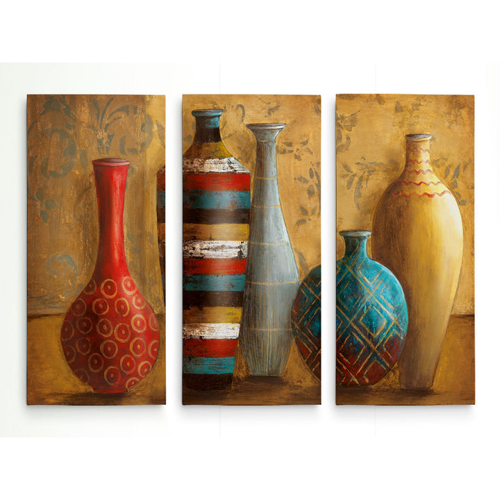 Vessels of Tabuk - Multi-Piece Image on Canvas Langley Street® Overall Size: 32" H x 48" W x 1.5" D