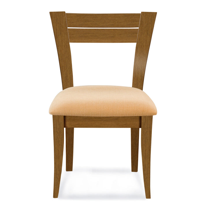 Claverley Ladder Back Side Chair Red Barrel Studio® Frame Color: Flax, Upholstery Color: Spectra