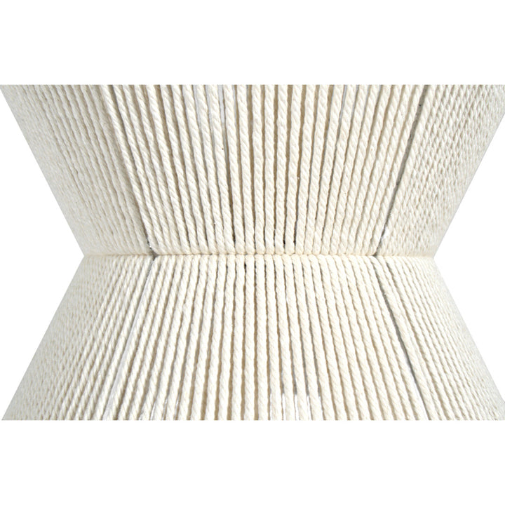 Gordon 1 - Light Single Geometric Pendant with Rope Accents Gabby